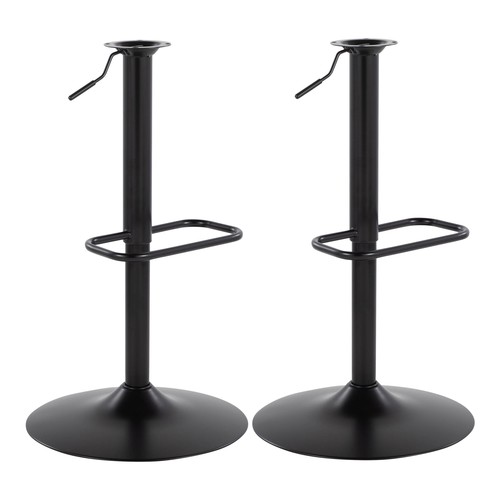 Adjustable Base With Adp - Rounded Rectangle Footrest- Set Of 2